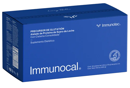 Caja immunocal regular clasico azul